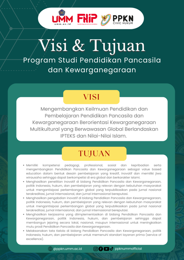 Visi & Tujuan Program Studi PPKN